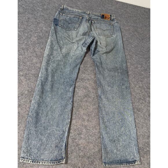 Vintage Levi’s Denim Jeans Straight Relaxed Light Wash Made in USA Size W36 L34 - Picture 3 of 12